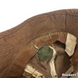 画像15: 1918s 「World War 1」　”-MIX　GREENBERG　＆　BRO.”　「U.S.ARMY」　BROWN　杢DENIM　HAT　WITH　PAPER　TAG　tag付き !!　good size !! (15)