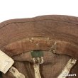 画像16: 1918s 「World War 1」　”-MIX　GREENBERG　＆　BRO.”　「U.S.ARMY」　BROWN　杢DENIM　HAT　WITH　PAPER　TAG　tag付き !!　good size !! (16)