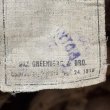 画像5: 1918s 「World War 1」　”-MIX　GREENBERG　＆　BRO.”　「U.S.ARMY」　BROWN　杢DENIM　HAT　WITH　PAPER　TAG　tag付き !!　good size !! (5)