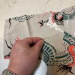 画像13: 50's "WINGS"　「DRAGON」　MOTIF　RAYON　HAWAIIAN　SHIRTS　very good print !! (13)