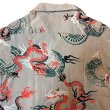 画像10: 50's "WINGS"　「DRAGON」　MOTIF　RAYON　HAWAIIAN　SHIRTS　very good print !! (10)