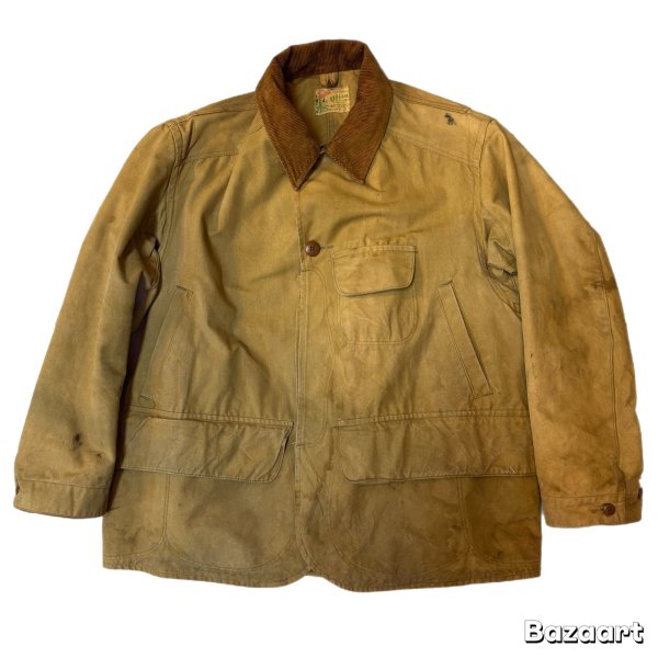 画像1: 40's "DUXBAK"　BROWN　DUCK　HUNTING　JACKET　SIZE表記：42　good condition !! (1)