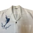 画像3: 50's "Lauhala"　RAYON　HAWAIIAN　SHIRTS　WITH　PRRINTED　「SWORDFISH」　SIZE表記：M　good printed !! (3)