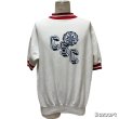 画像11: 50's- "Sportswear by Collegiate"　SHORT　SLEEVE　SWEAT　SHIRTS　WITH　針抜き RIB　AND　FLOCK　PRINTED　very good condition !!　good size !! (11)