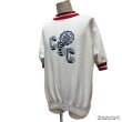 画像12: 50's- "Sportswear by Collegiate"　SHORT　SLEEVE　SWEAT　SHIRTS　WITH　針抜き RIB　AND　FLOCK　PRINTED　very good condition !!　good size !! (12)