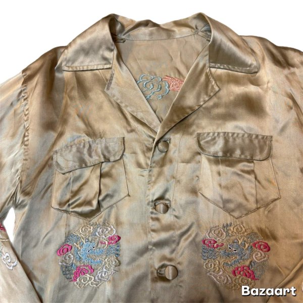 画像7: 40's MINT CONDITION   "TIGER　＆　DRAGON”　JAPAN　SOUVENIR　JACKET　unusual color !!　good condition !! (7)