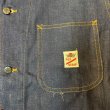 画像7: 40's DEAD STOCK　"G W G （The Great Western Garment） DENIM　COVERALL　JACKET　SIZE:42　 (7)