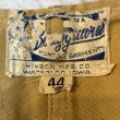 画像2: 40's "BodyGuard"　（HINSON MFG.CO.）　BROWN　DUCK　WITH　HALF MOON　POCKET,　SNAP BUTTON　AND　BACK　ONE POCKET  (2)