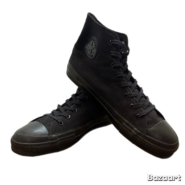 画像1: early 1990's "CONVERSE"　「BLACK　MONOCHROME　Hi. CUT」　”MADE　IN　U.S.A.”　SIZE表記：10 1/2　good color !!　 (1)