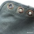 画像13: 1946's "U.S.NAVY"　「HOOD　RUBBER 　CO.”」　COTTON　CANVAS　SNEAKER　ALL　BLACK　Hi. CUT　SIZE表記：8 1/2 (13)