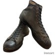 画像2: 1946's "U.S.NAVY"　「HOOD　RUBBER 　CO.”」　COTTON　CANVAS　SNEAKER　ALL　BLACK　Hi. CUT　SIZE表記：8 1/2 (2)