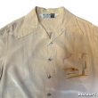 画像14: 40's　MINT CONDITION　"NYLO - SHEEN　by Troy of California"　WESTERN MOTIF　（Desert　Buffalo Skull　and　Ox Cart　etc.)　BACK PANNEL　HAND PAINTED　LONG SLEEVE　SHIRTS　SIZE：M　very beautuful !! (14)