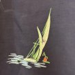 画像19: early 50's "Glen Top"　「HORIZONTAL　PATTERN」　DARK NAVY　RAYON　HAWAIIAN SHIRTS　good printed !!　 (19)