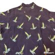 画像9: early 50's "Glen Top"　「HORIZONTAL　PATTERN」　DARK NAVY　RAYON　HAWAIIAN SHIRTS　good printed !!　 (9)