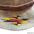 画像7: 50's DEAD STOCK　NATIVE　MOTIF　6 PANNELS　COTTON　HAT　good size !! (7)