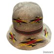 画像14: 50's DEAD STOCK　NATIVE　MOTIF　6 PANNELS　COTTON　HAT　good size !! (14)