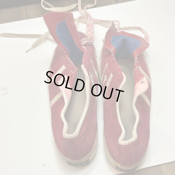 画像9: just 1969's-1970's　"CONVERSE　JACK　STAR　最初期　　RED SUEDE　SIZE：11 1/2　3つ★ヒールパッチ　special rare !! (9)