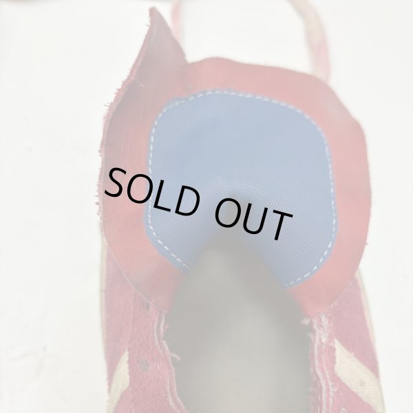 画像10: just 1969's-1970's　"CONVERSE　JACK　STAR　最初期　　RED SUEDE　SIZE：11 1/2　3つ★ヒールパッチ　special rare !! (10)