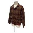 画像18: 30's "J.C.PENNEY CO.　LUMBER JACK”　FRONT 掛けBUTTON　A-1　STYLE　WOOL　JACKET　WITH　WAIST　WOOL　KNIT　RIB　Big size !!　very old !! (18)