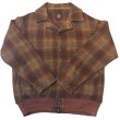 画像2: 30's "J.C.PENNEY CO.　LUMBER JACK”　FRONT 掛けBUTTON　A-1　STYLE　WOOL　JACKET　WITH　WAIST　WOOL　KNIT　RIB　Big size !!　very old !! (2)