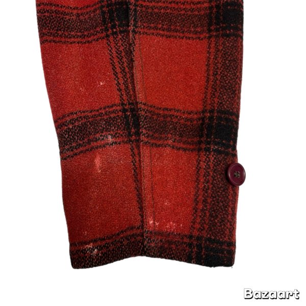 画像9: 40's- "SEARS　J C Higgines”　WOOL MELTON　×　COTTON FLANNEL　MACKINAW　HUNTING　JACKET (9)