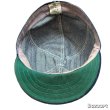 画像3: -70's "KROMUR"　6 PANNELS　DENIM　WORK  CAP　good size !!　good design !! (3)