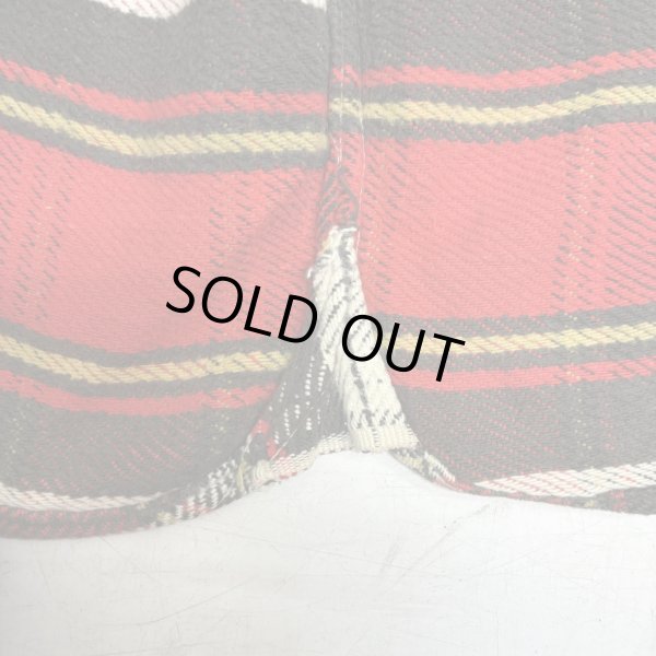 画像9: 50's "King Kole"　CHECKED PATTERN　COTTON　HEAVY　FLANNEL　SHIRTS　マチ付き　SIZE：M - L  程 (9)