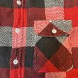 画像7: late 50's　"King Kole"　CHECKED PATTERN　COTTON　HEAVY　FLANNEL　SHIRTS　マチ付き　SIZE:L - XL 相当　good size !!　 (7)