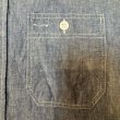 画像7: 60's "King Kole"　WORK　CHAMBRAY　SHIRTS　SIZE表記：L　16 - 16 1/2 (7)
