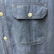 画像23: early 50's　"King Kole"　DARK　CHAMBRAY　SHIRTS　マチ付き　SIZE：実寸 L 相当　good size !! (23)