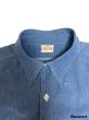 画像4: early 50's　"King Kole"　DARK　CHAMBRAY　SHIRTS　マチ付き　SIZE：実寸 L 相当　good size !! (4)