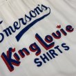 画像8: 50's ”King Louie”　ADVERTISING　RAYON　BOWLING　SHIRTS　WITH　STARS　EMBROIDERY　SIZE表記：L　good embroidery !! (8)