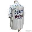 画像18: 50's ”King Louie”　ADVERTISING　RAYON　BOWLING　SHIRTS　WITH　STARS　EMBROIDERY　SIZE表記：L　good embroidery !! (18)