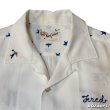 画像14: 50's ”King Louie”　ADVERTISING　RAYON　BOWLING　SHIRTS　WITH　STARS　EMBROIDERY　SIZE表記：L　good embroidery !! (14)