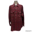 画像12: -60's "KEY"　COTTON　HEAVY　FLANNEL　SHIRTS　実寸SIZE：XXL 程　very big size !! (12)
