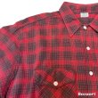 画像10: -60's "KEY"　COTTON　HEAVY　FLANNEL　SHIRTS　実寸SIZE：XXL 程　very big size !! (10)