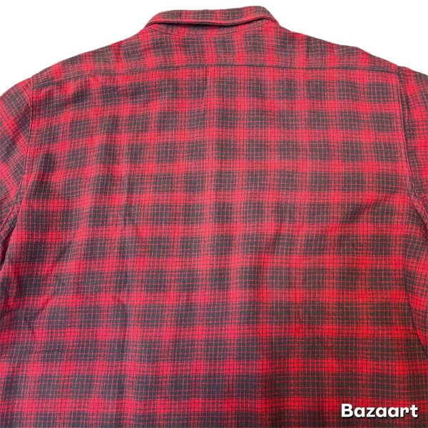 画像5: -60's "KEY"　COTTON　HEAVY　FLANNEL　SHIRTS　実寸SIZE：XXL 程　very big size !! (5)