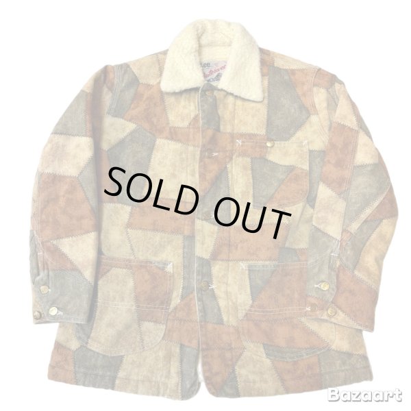 画像1: 70's "Lee　Outerwear”　PATCH WORK　PRINTED　COVERALL　JACKET (1)