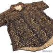 画像1: 80's "ROCKMOUNT"　「LEOPARD」　PATTERN　PRINTED　COTTON　FLANNEL　SHORT　SLEEVE　WESTERN　SHIRTS　MADE IN U.S.A.　SIZE：15 1/2　very rare !! (1)