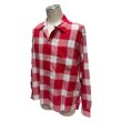 画像10: 50's "DUMONT"　COTTON　CHECKED　PATTERN　LONG　SLEEVE　SHIRTS　SIZE:実寸 XL - (10)