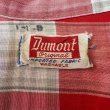 画像3: 50's "DUMONT"　COTTON　CHECKED　PATTERN　LONG　SLEEVE　SHIRTS　SIZE:実寸 XL - (3)