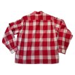 画像4: 50's "DUMONT"　COTTON　CHECKED　PATTERN　LONG　SLEEVE　SHIRTS　SIZE:実寸 XL - (4)