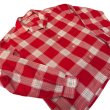 画像2: 50's "DUMONT"　COTTON　CHECKED　PATTERN　LONG　SLEEVE　SHIRTS　SIZE:実寸 XL - (2)