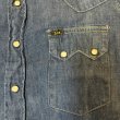 画像4: 50's "Lee  RIDER  SHIRT"  INDIGO  DENIM  WESTERN  SHIRTS    INDIGO DENIM   good condition !! (4)