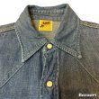 画像8: 50's "Lee  RIDER  SHIRT"  INDIGO  DENIM  WESTERN  SHIRTS    INDIGO DENIM   good condition !! (8)