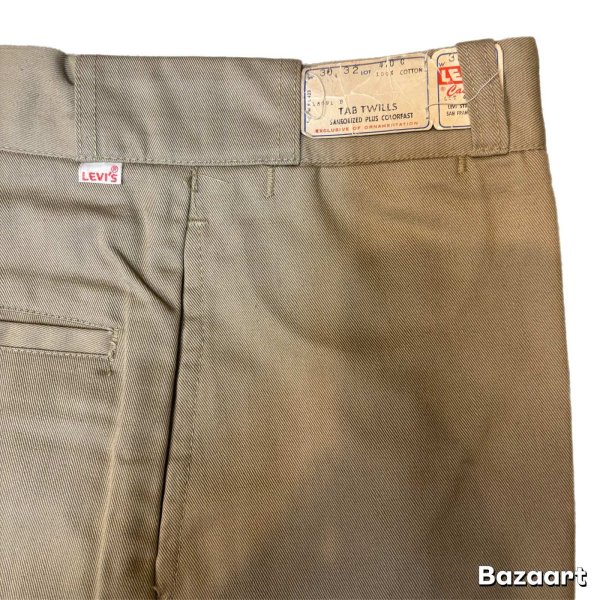 画像21: 50's- DEAD STOCK　WITH　FLASHER　”LEVI'S　Casuals”　CHINO　PANTS　SIZE表記　W 30 × L 32　good making !! (21)
