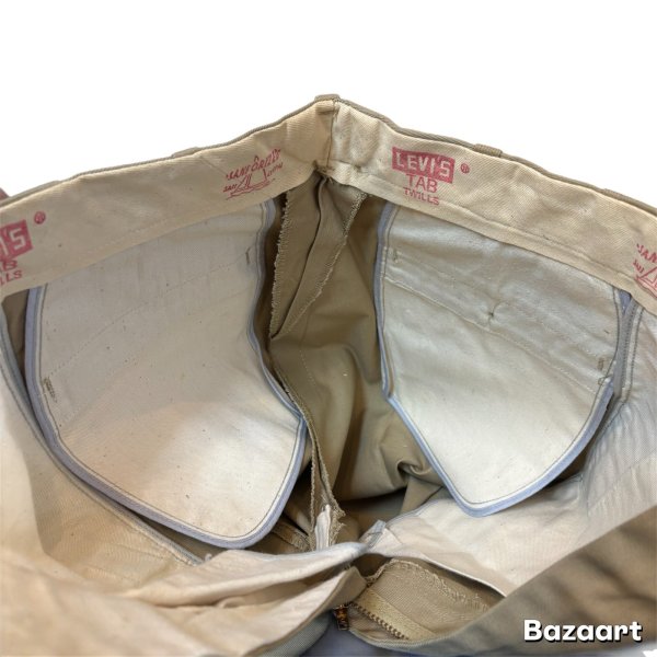 画像11: 50's- DEAD STOCK　WITH　FLASHER　”LEVI'S　Casuals”　CHINO　PANTS　SIZE表記　W 30 × L 32　good making !! (11)