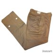 画像1: 1942's　DEAD STOCK　WITH FLASHER　"REGULATION ARMY OFFICERS' TROUSERS （CHINO PANTS） SIZE：W: 32 × L: FREE　SPECIAL !! (1)