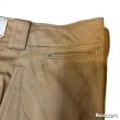 画像12: 1942's　DEAD STOCK　WITH FLASHER　"REGULATION ARMY OFFICERS' TROUSERS （CHINO PANTS） SIZE：W: 32 × L: FREE　SPECIAL !! (12)
