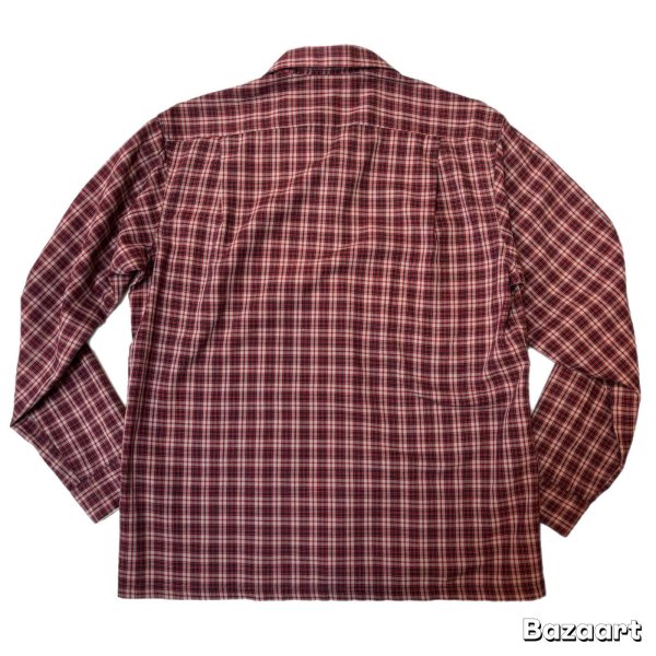 画像5: 50's "Mc GREGOR"　COTTON　ITALIAN　COLLAR　CHECKED　PATTERN　LONG　SLEEVE　SHIRTS　SIZE表記：M (5)